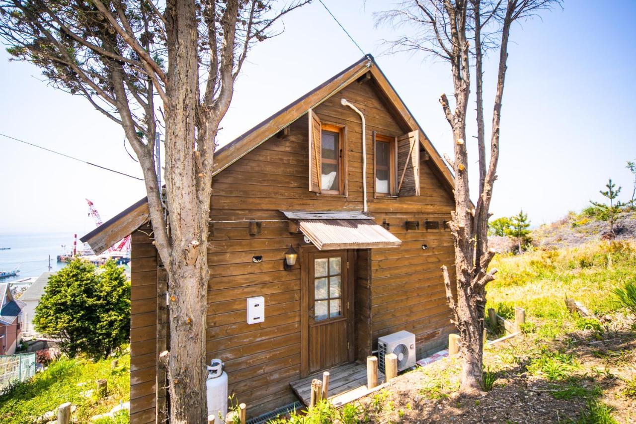 فيلا Awaji Seaside Log House In Goshiki 1 Sumoto المظهر الخارجي الصورة